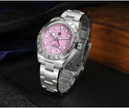 San Martin 39mm Luxury Couple Watches NH34 GMT 316L Stainless Steel Automatic Mechanical Men Watch Gift for boyfriend Sapphire