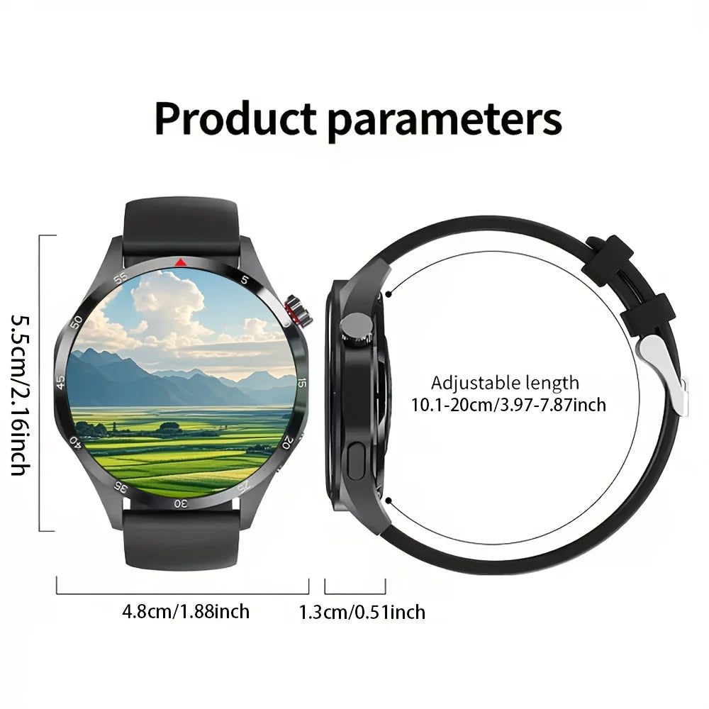 Smart Watch, 1.5-inch Touch Screen, Stylish Elastic Strap, Sports Tracking, with Call Reminder/Message Reminder/Alarm Reminder