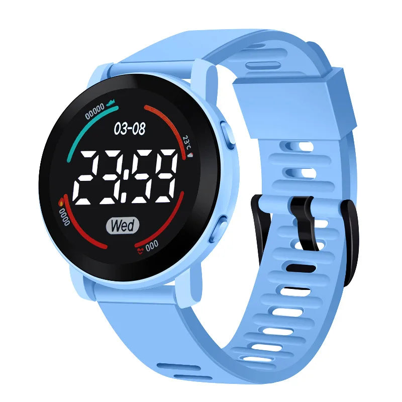 Girls Watch 30m Waterproof Girl Cute Kids Watches Clock Digital LED Children Electronic Watches Kids Wristwatch montre enfant