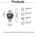 New Men Watches Luxury Band Round Watch Fashion Blu-ray Roman Watch for Man Relojes Para Hombre שעון ספורט Часы Мужские Наручные