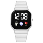 Kids Watch Sport LED Digital Watches Spaceman Silicone Strap Waterproof Electronic Wristwatch for Children Boys Girls Gifts