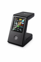 Smart WiFi Weather Clock, Featuring Wireless Charging for Watches, Digital Table Clock, Real-Time Weather Display, Touch Control