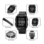 Sports Watches for Men Waterproof Multifunction Electronic Watch Ultra-thin Men's LED Digital Wristwatch for Man Student Gift